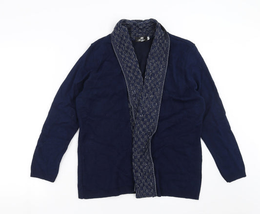 Monique Womens Blue   Cardigan Jumper Size L