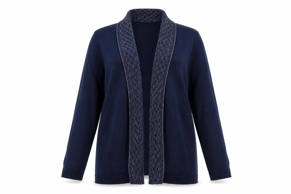 Monique Womens Blue   Cardigan Jumper Size L