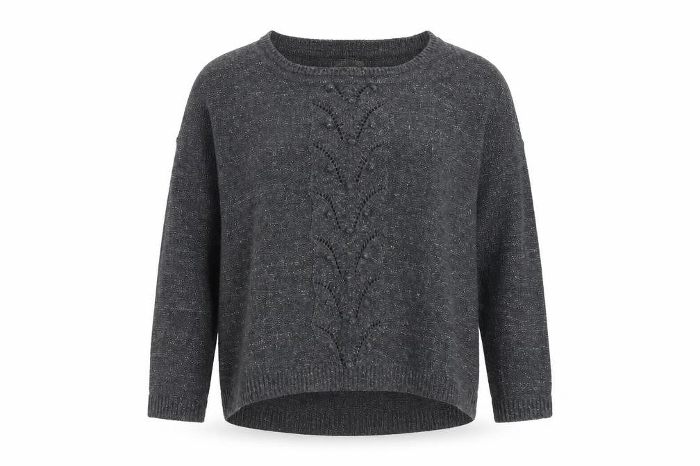 RJR.John Rocha Womens Grey  Knit Pullover Jumper Size 12