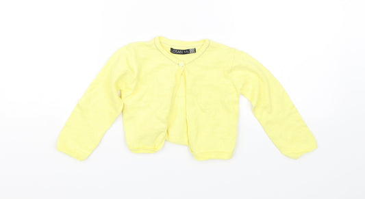 Losan Baby Baby Yellow   Cardigan Jumper Size 24 Months