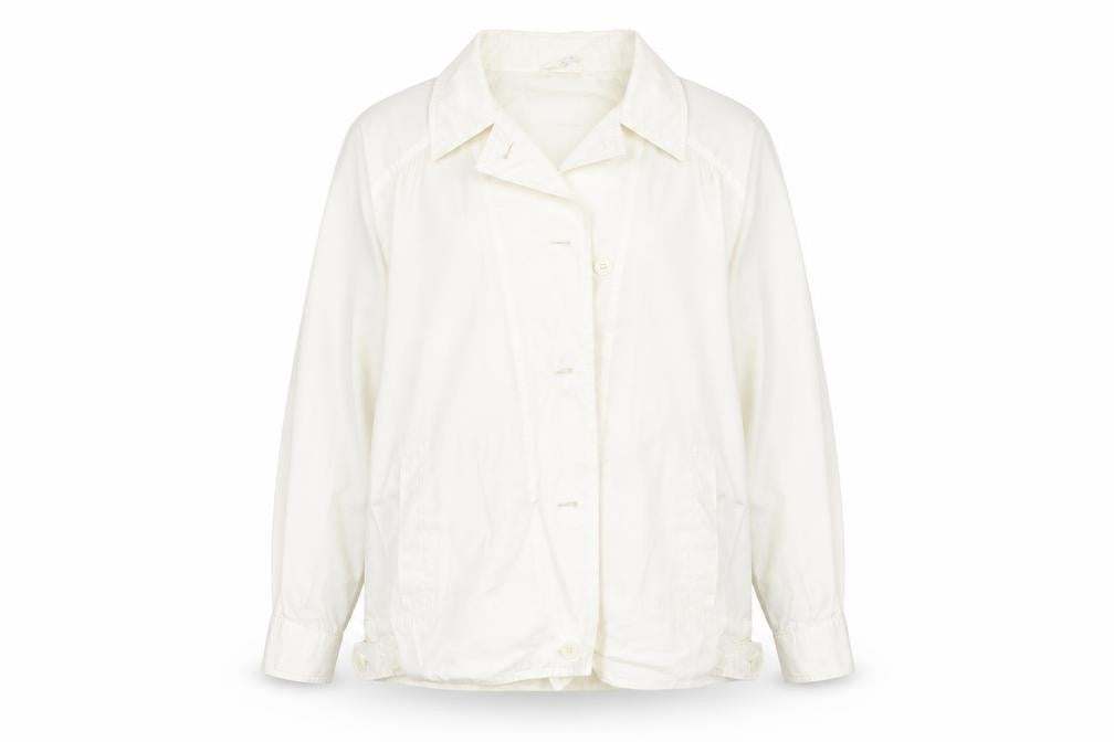 Four Seasons of London Womens White   Basic Button-Up Size 14  - Chef unifrom