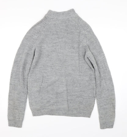 DNM Dissident Womens Grey  Knit Pullover Jumper Size S