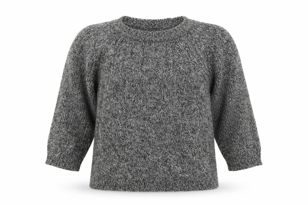 Topshop Womens Grey  Knit Pullover Jumper Size 10