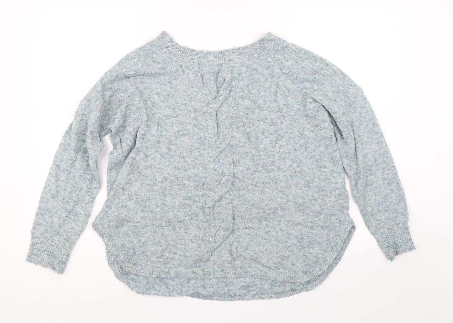 M&S Womens Blue  Knit Pullover Jumper Size 12