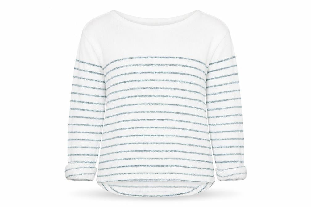 H&M Girls Blue Striped  Pullover Jumper Size 10-11 Years