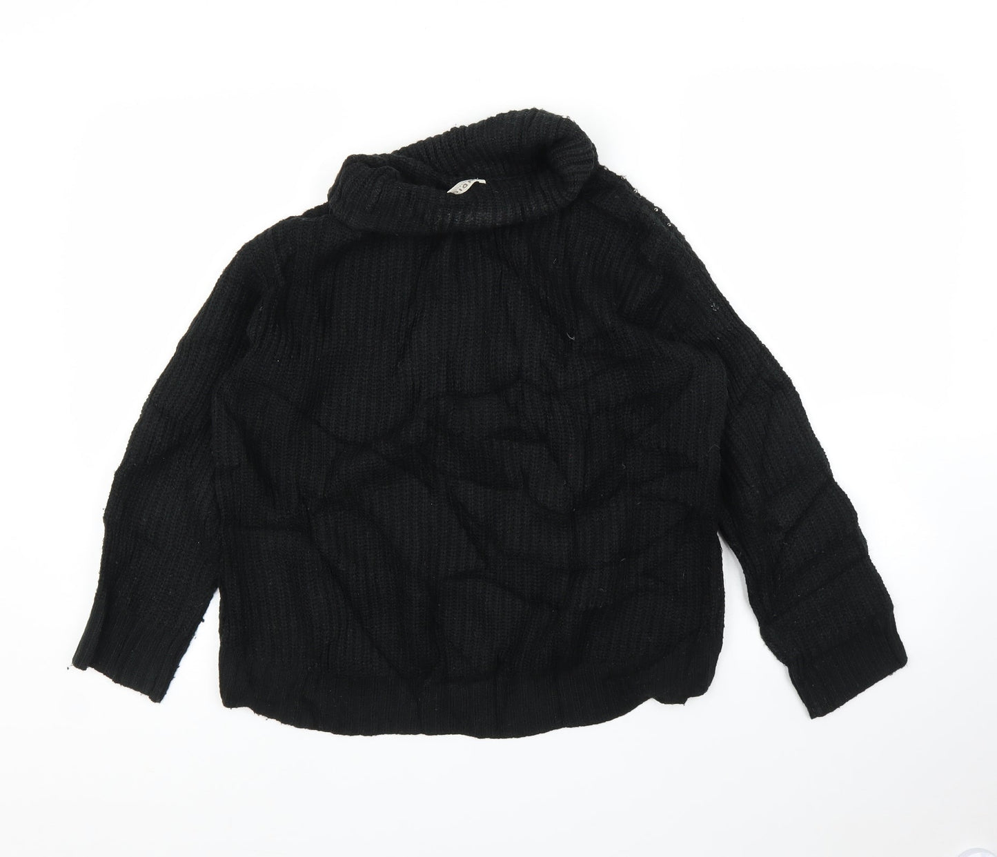 M&S Womens Black   Pullover Jumper Size 10