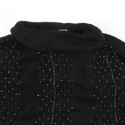 Marks & Spencer Womens Black   Pullover Jumper Size 10