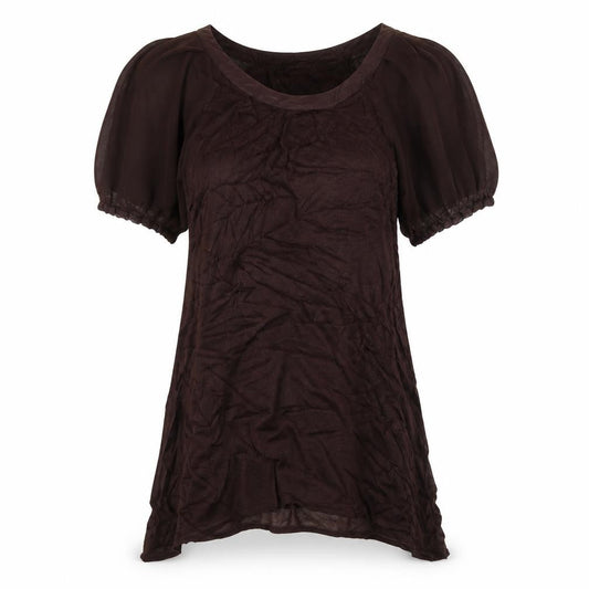 Monsoon Womens Brown   Tunic Blouse Size 8