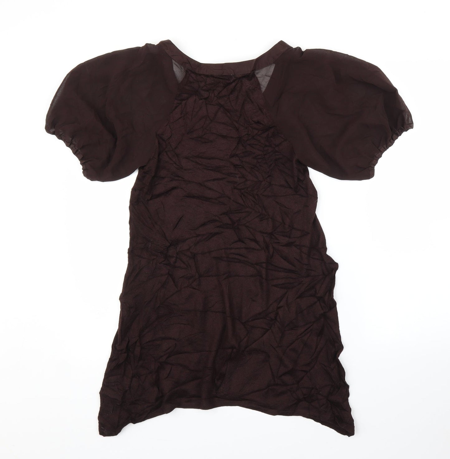 Monsoon Womens Brown   Tunic Blouse Size 8