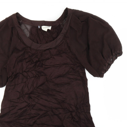 Monsoon Womens Brown   Tunic Blouse Size 8