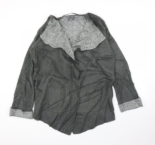 Primark Womens Grey   Cardigan Jumper Size 8