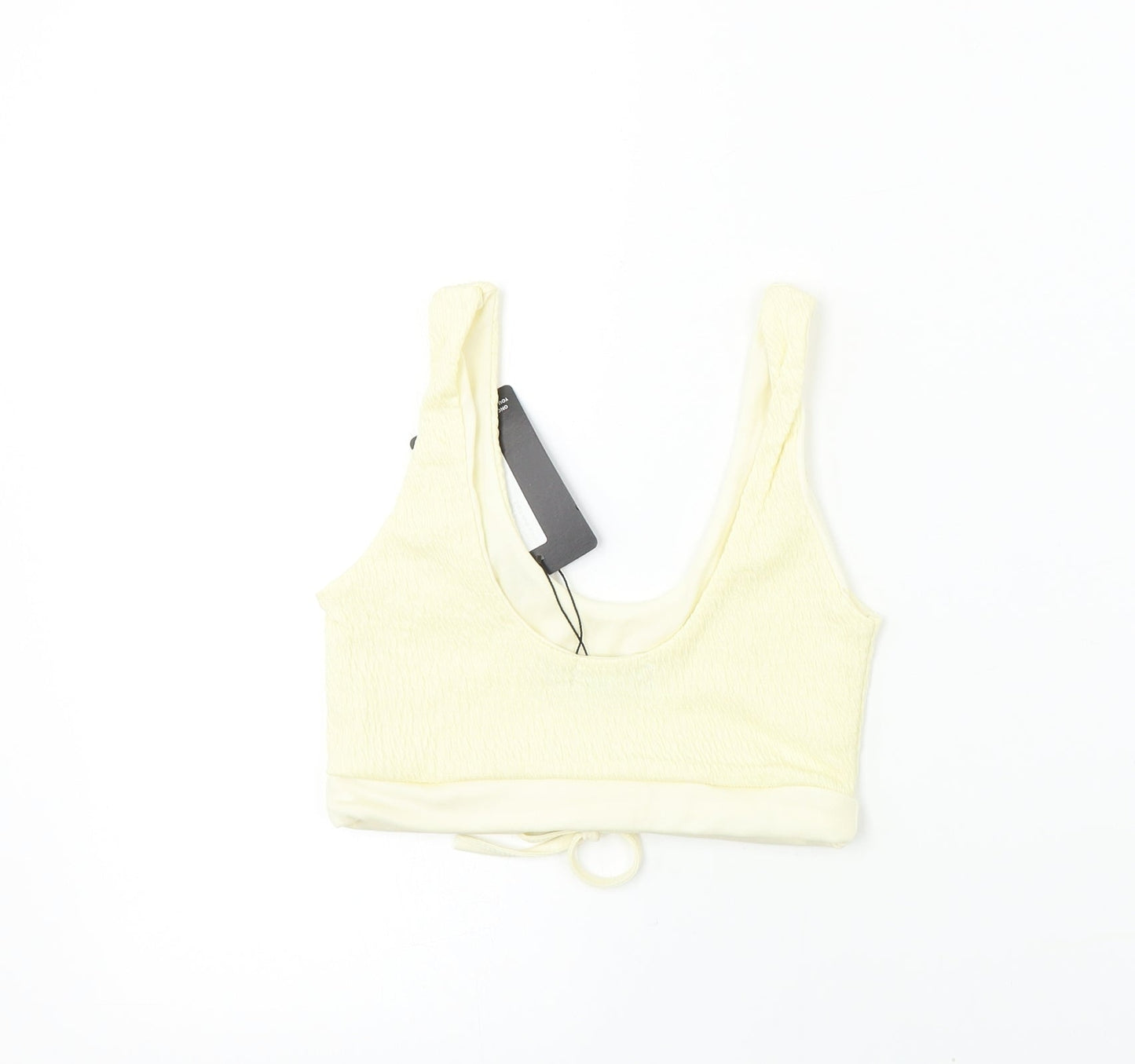 PRETTYLITTLETHING  Womens Beige   Cropped T-Shirt Size 6