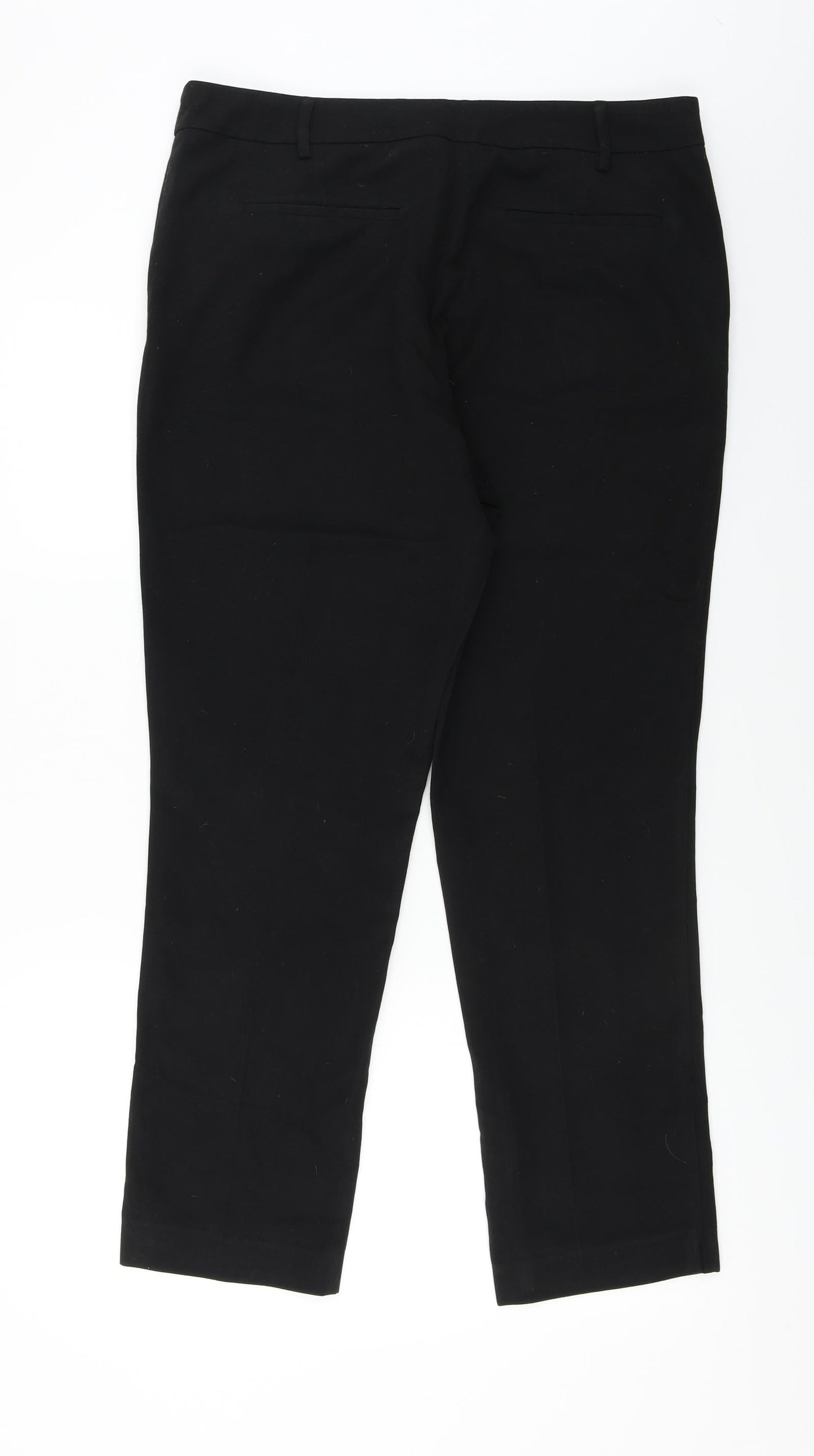Papaya  Womens Black   Trousers  Size 14 L26 in