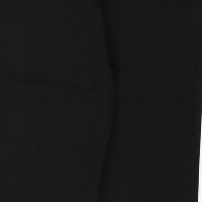 Brand and care label for Papaya women’s black trousers, size UK 14, 26-inch leg