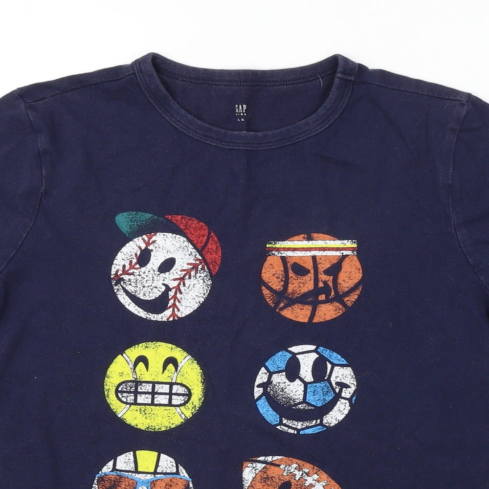 Gap  Girls Blue   Basic T-Shirt Size L