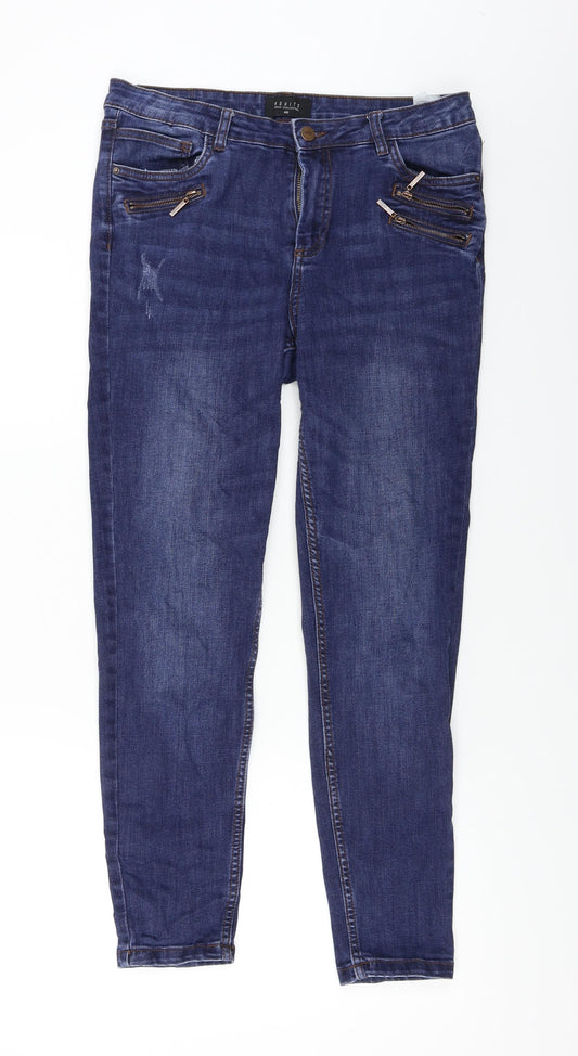 MOHITO  Womens Blue   Skinny Jeans Size 30 in L26 in