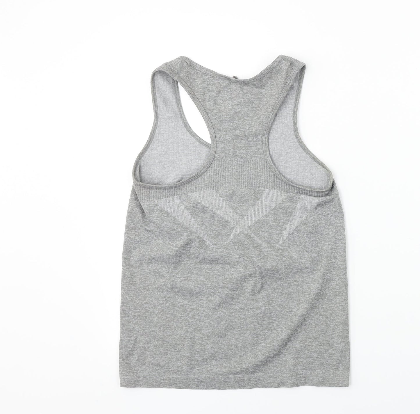 WORKOUT     Womens Grey   Basic T-Shirt Size 10