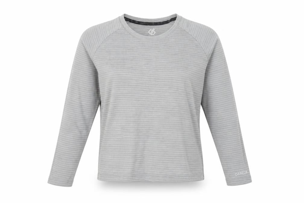Dare to be  Womens Grey   Basic T-Shirt Size 8