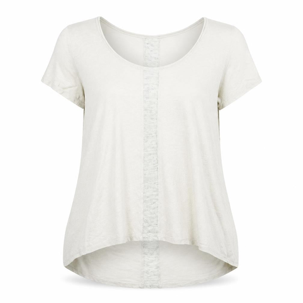 synthia rowley Womens Beige   Basic T-Shirt Size XL