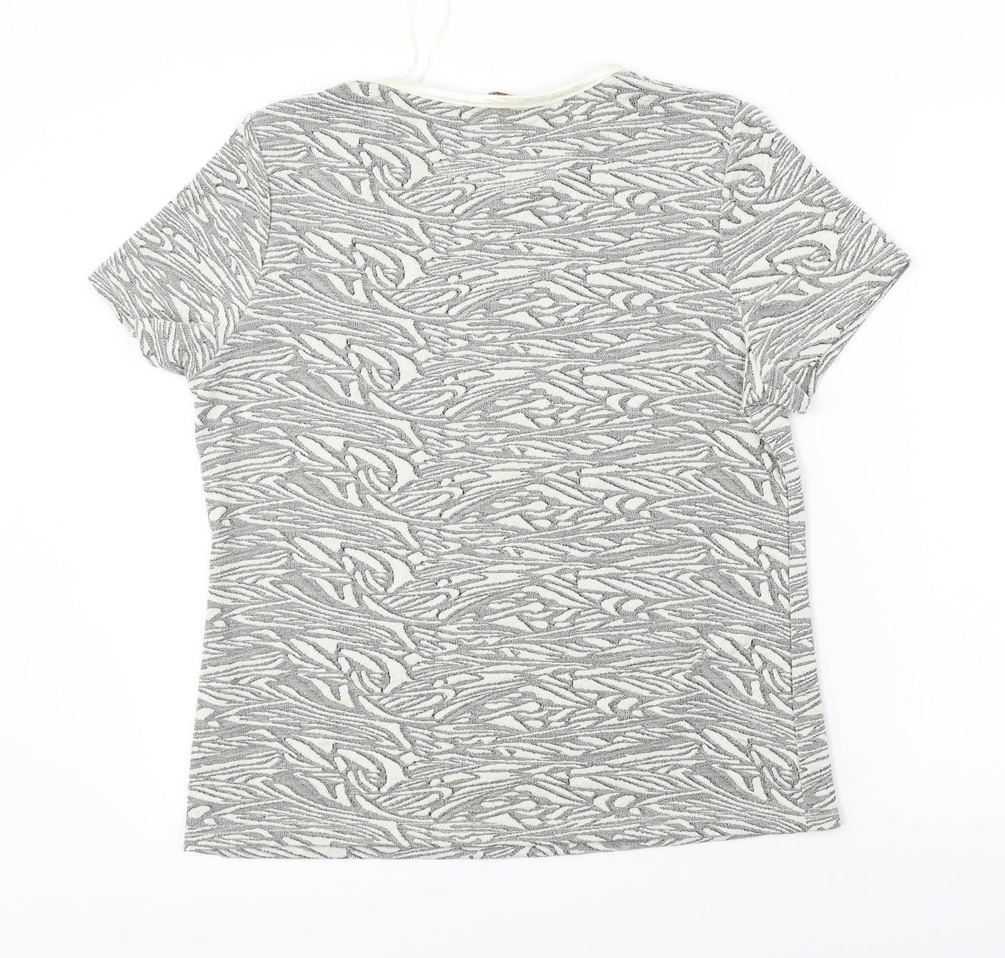 Anna rose   Womens White   Basic T-Shirt Size L