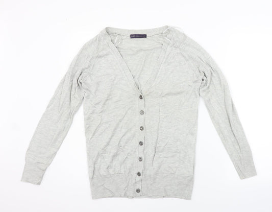 Marks and Spencer Womens Grey   Cardigan Jumper Size 10
