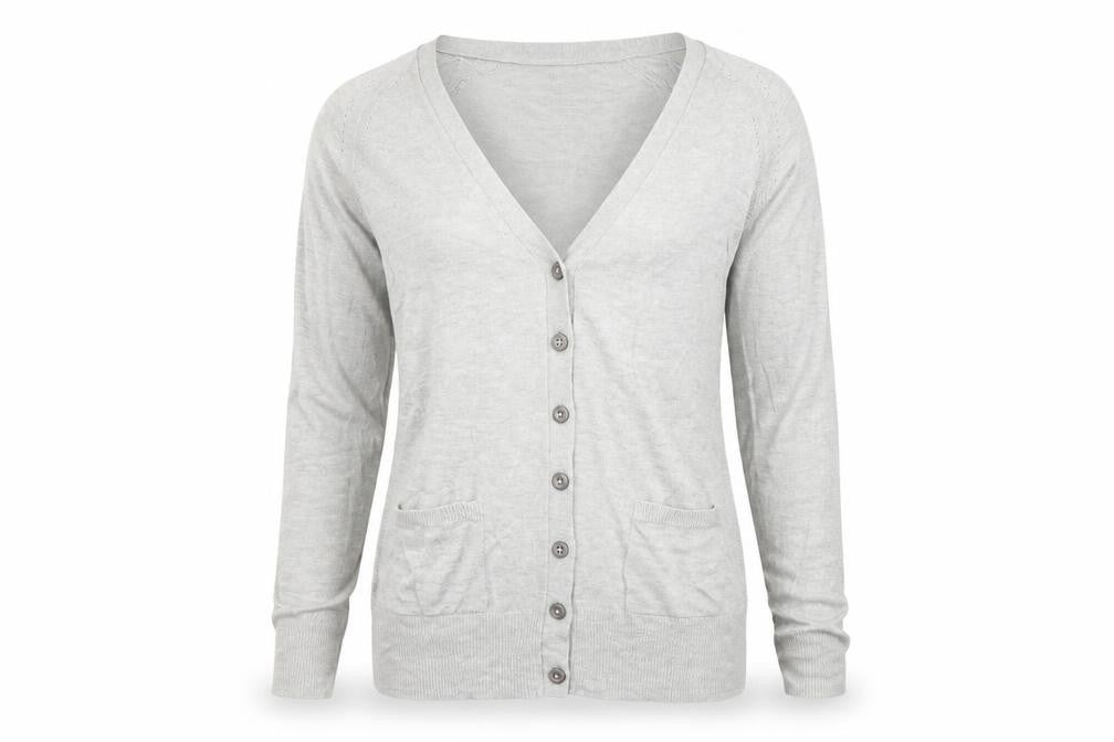 Marks & Spencer Womens Grey   Cardigan Jumper Size 10
