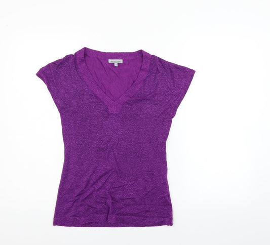 Reflections Womens Purple   Pullover Jumper Size S