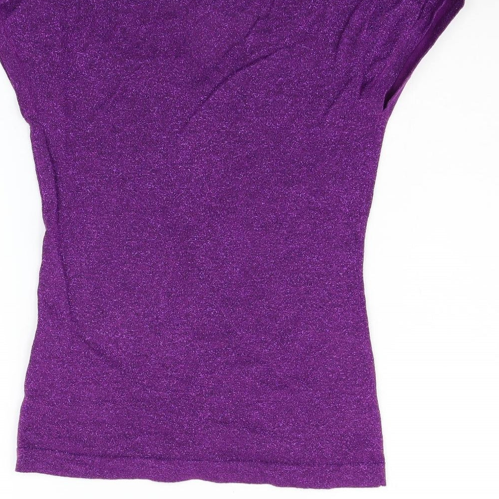 Reflections Womens Purple   Pullover Jumper Size S