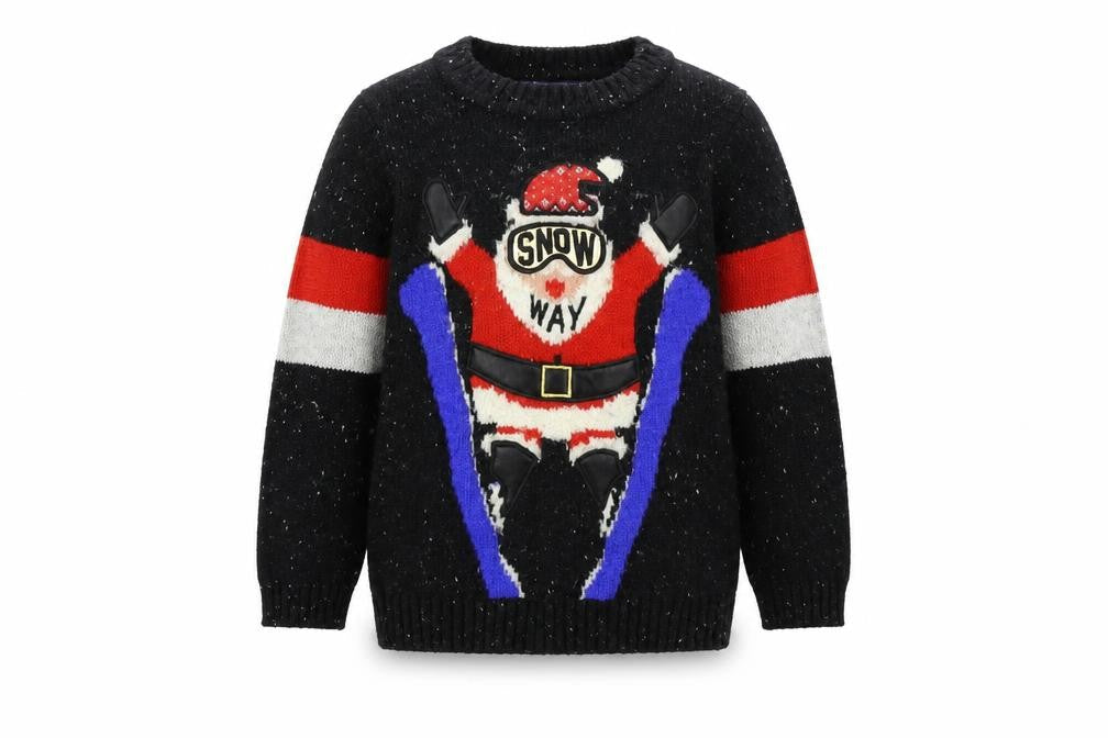 Next  Girls Black   Pullover Jumper Size 3 Years  - christams