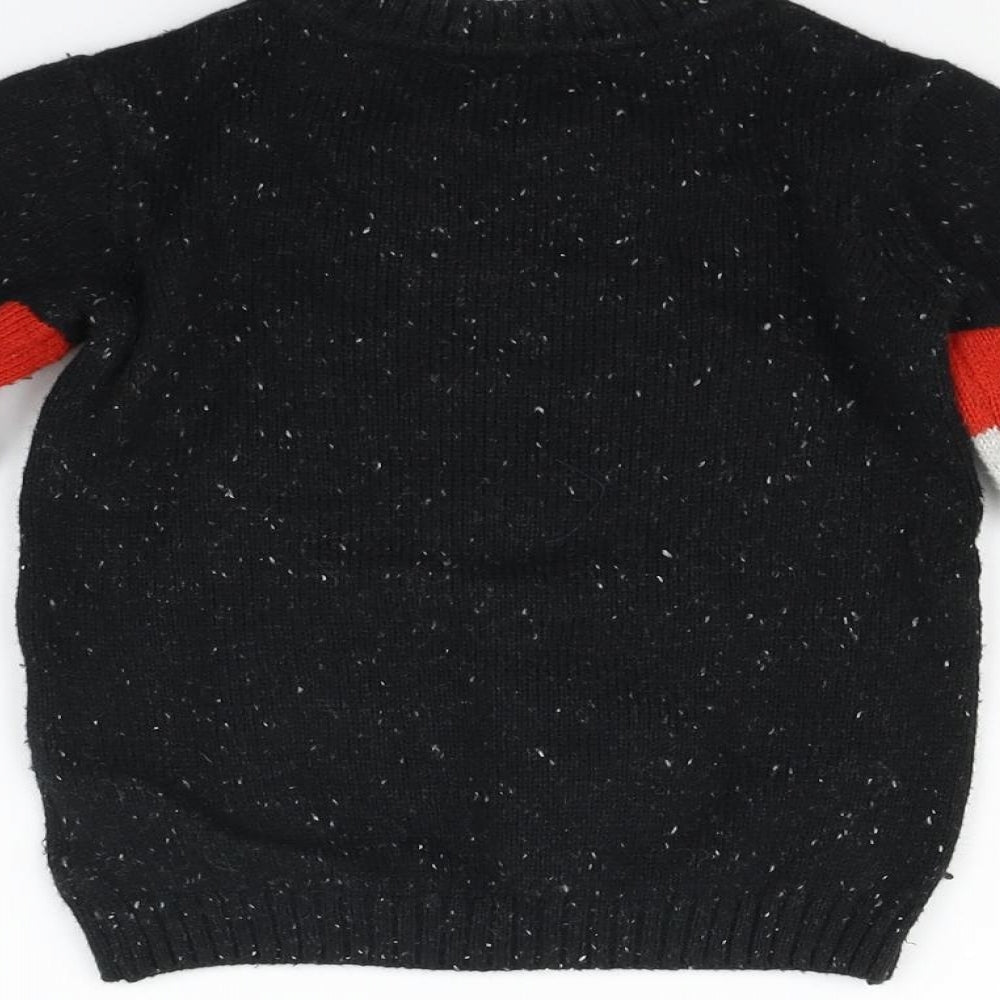 Next  Girls Black   Pullover Jumper Size 3 Years  - christams