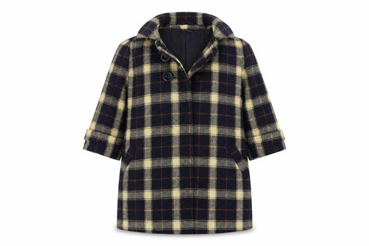 Atmosphere Womens Beige Check  Jacket Coat Size 10