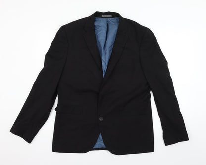 Cedarwood State Womens Black Jacket Blazer Size 40
