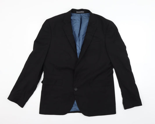 Cedar Wood State Womens Black   Jacket Blazer Size 40