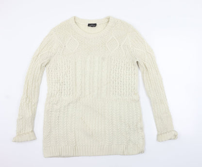 Topshop Womens Beige   Pullover Jumper Size 8