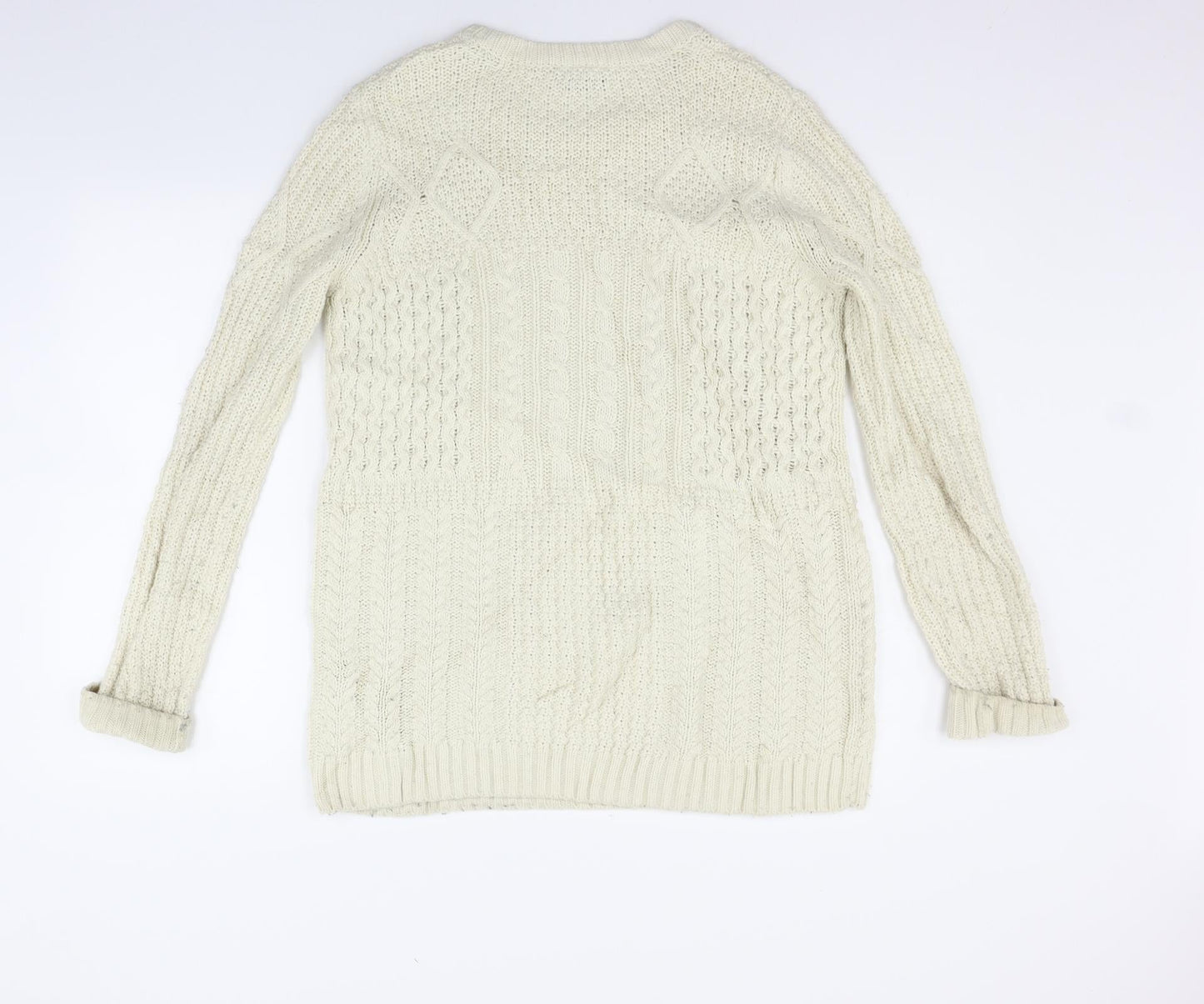 Topshop Womens Beige   Pullover Jumper Size 8