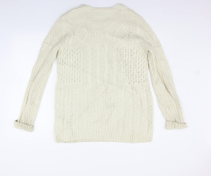 Topshop Womens Beige   Pullover Jumper Size 8