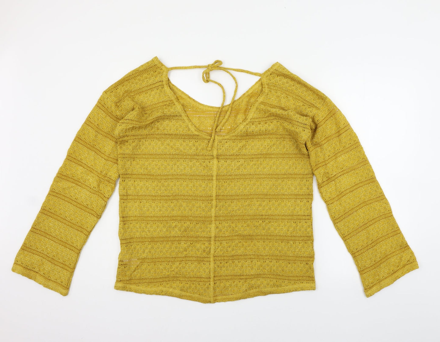NEXT Womens Yellow   Pullover Jumper Size 14