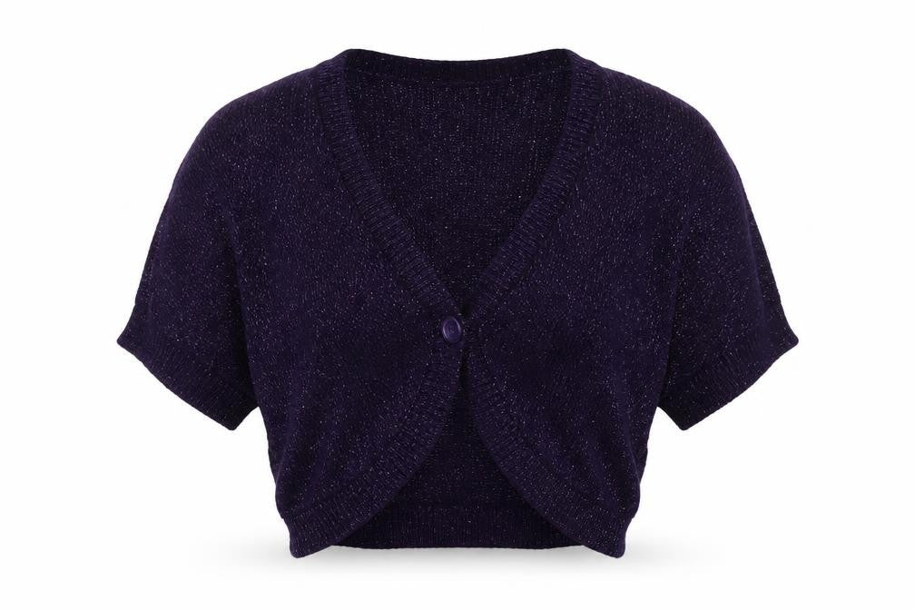 H&M Womens Purple   Cardigan Jumper Size M