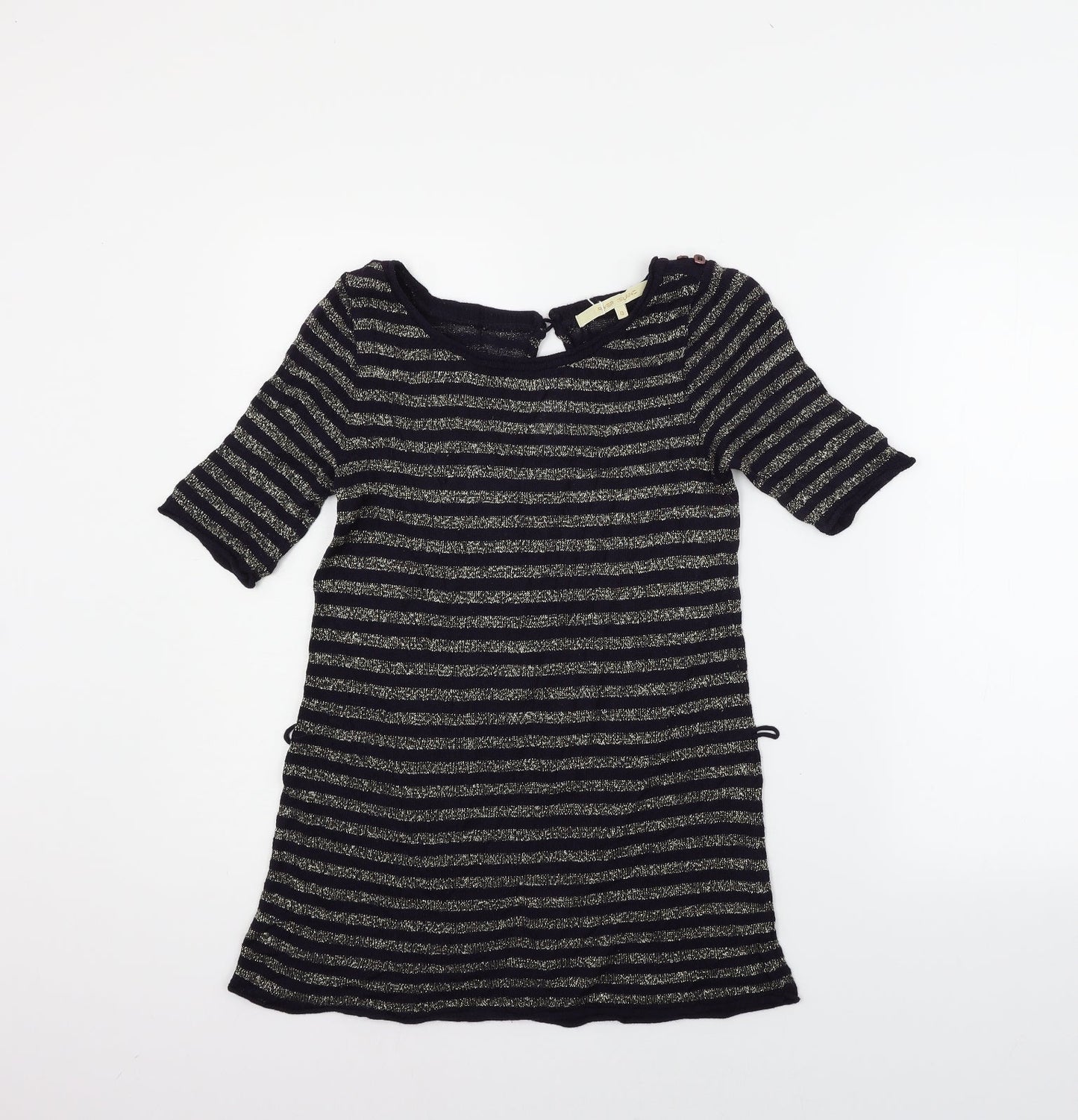 River Island Womens Blue Striped  Pullover Jumper Size 8