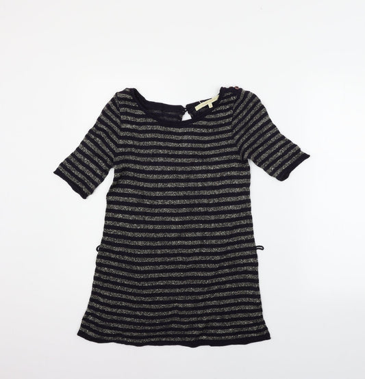 River Island Womens Blue Striped  Pullover Jumper Size 8