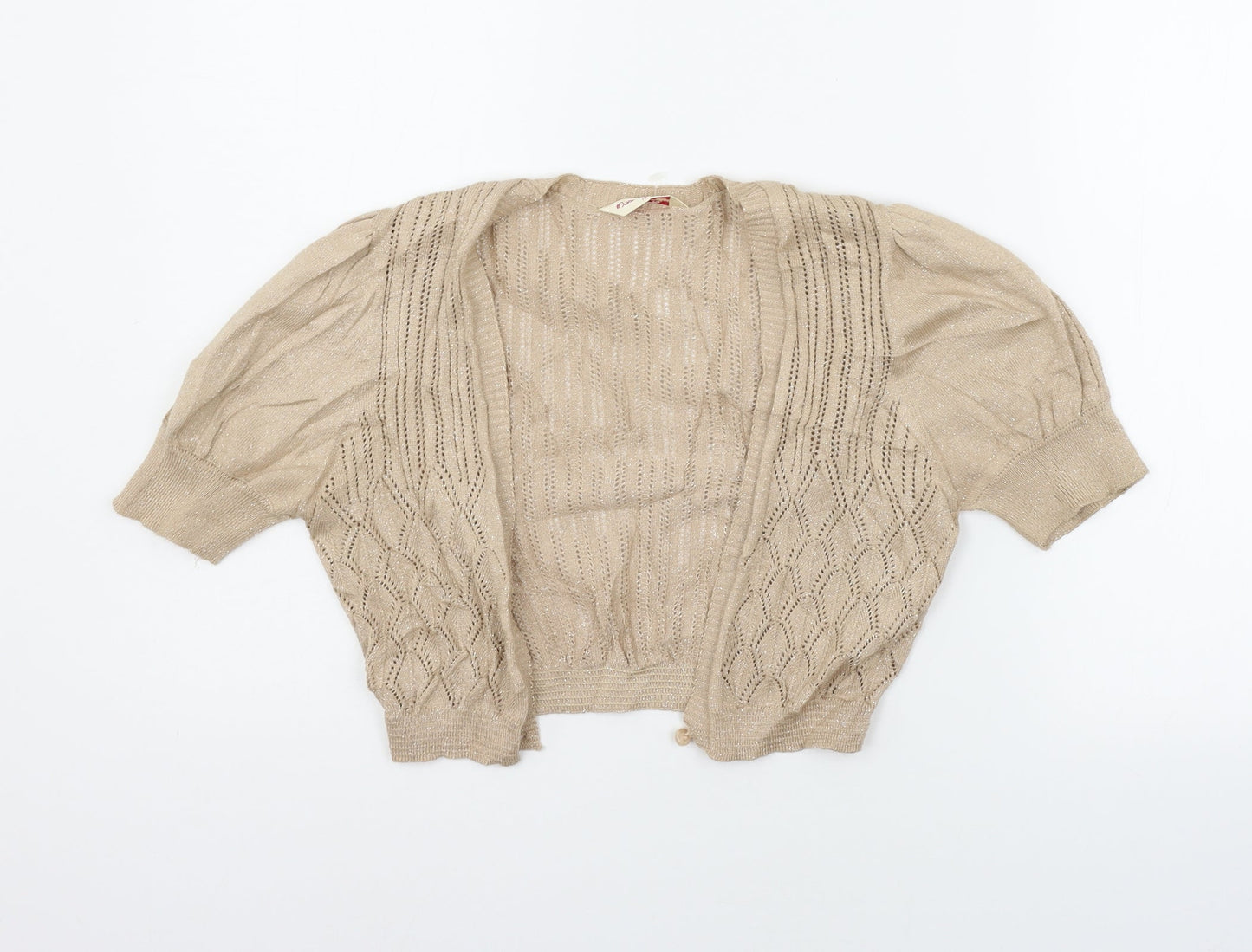 Miss Selfridge Womens Beige   Cape Jumper Size 10