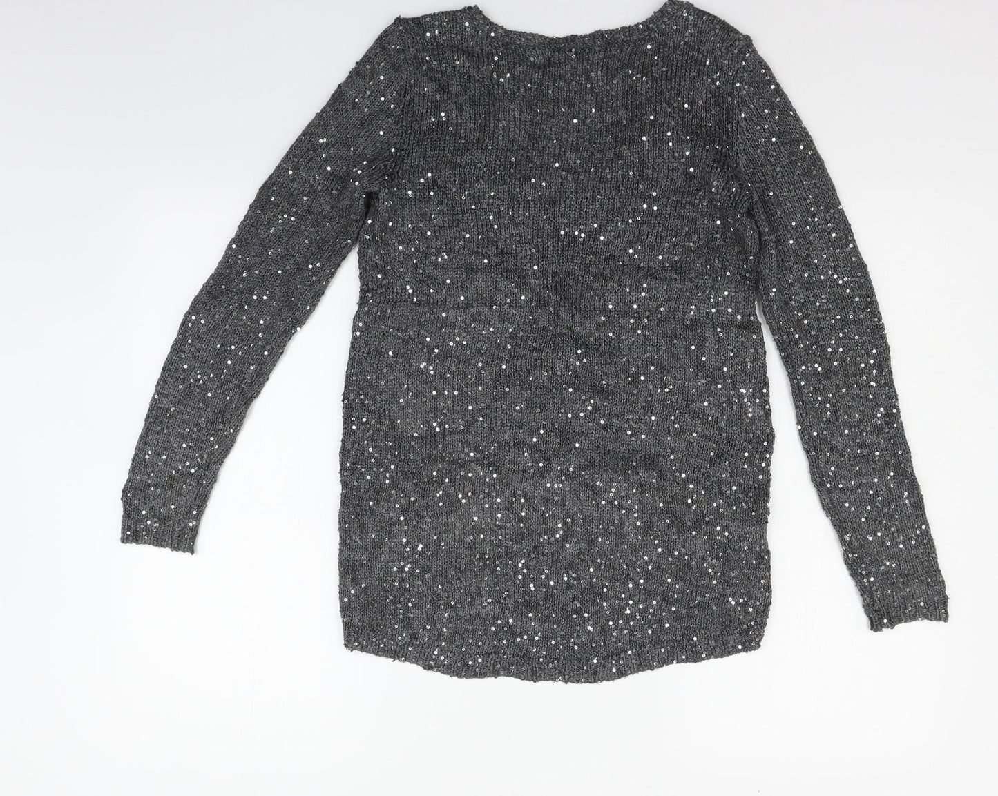 Zara Womens Grey   Pullover Jumper Size S