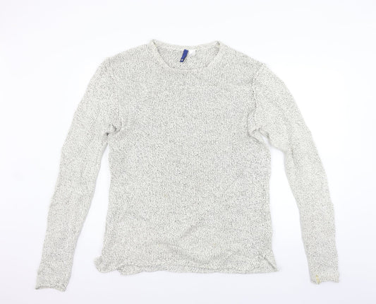Divided Womens Beige   Pullover Jumper Size M