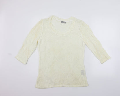 Per Una Womens Beige   Pullover Jumper Size M  - washable marks