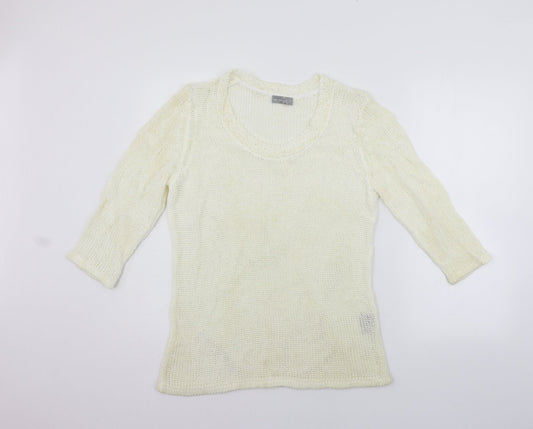 Per Una Womens Beige   Pullover Jumper Size M  - washable marks