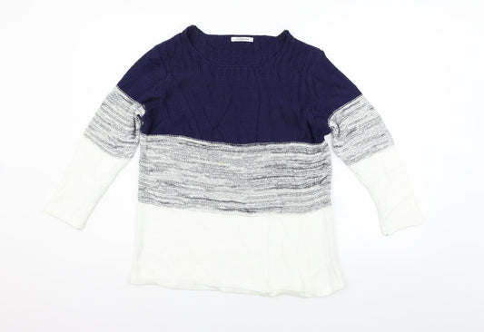 Simply Stock Shop Womens White   Pullover Jumper Size M