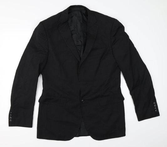Marks and Spencer Mens Black   Jacket Blazer Size 38