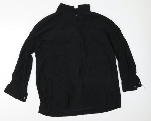 Boohoo Womens Black   Jacket  Size M