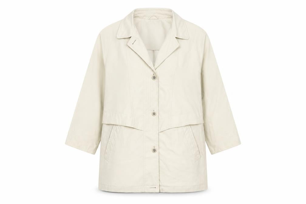 Stratus Womens Beige   Overcoat Coat Size M