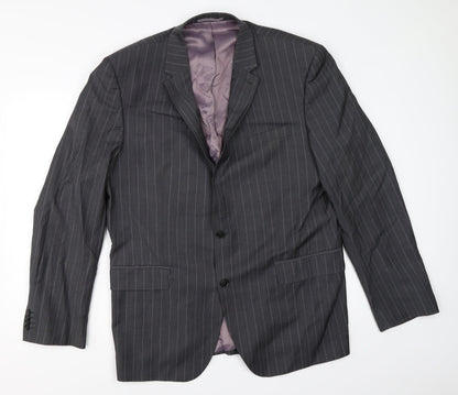 Preloved NEXT Mens Grey   Jacket Blazer Size 44 - Front